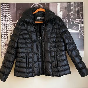Kenneth Cole Reaction Black Puffy Jacket